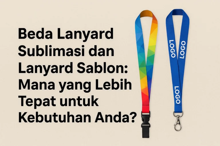 perbedaan lanyard sublimasi dan sablon