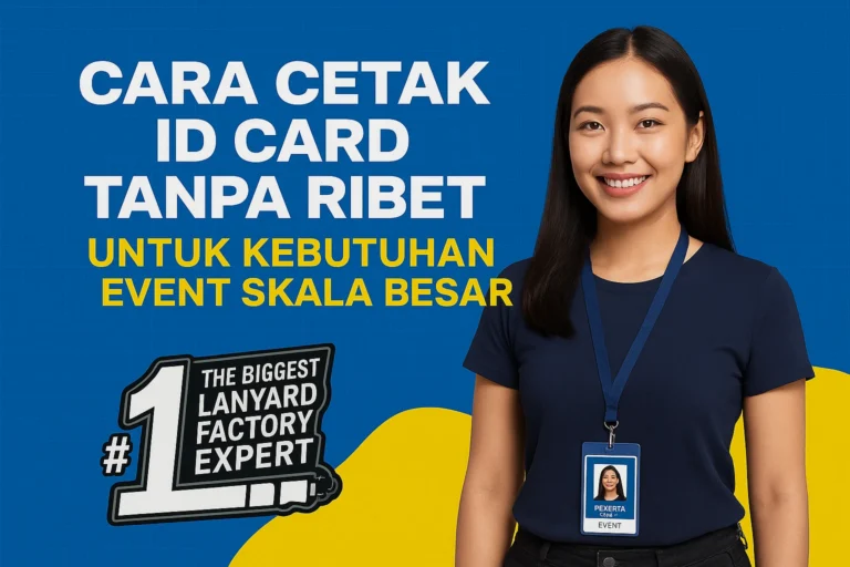 cara cetak id card event skala besar
