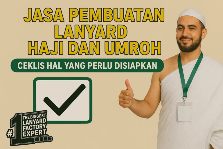 jasa pembuatan lanyard haji dan umroh untuk jamaah