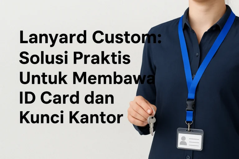 lanyard custom untuk ID Card dan kunci kantor