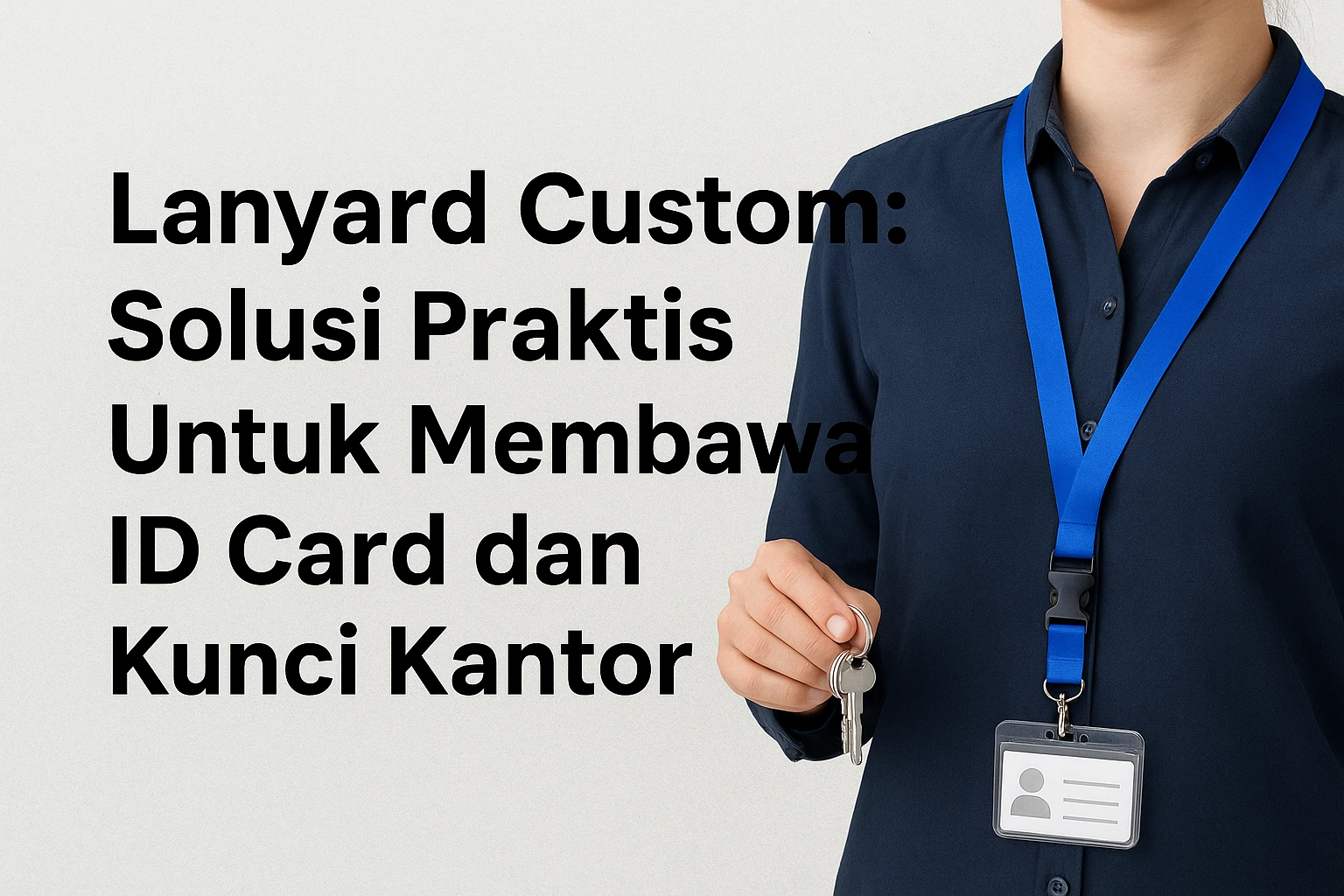lanyard custom untuk ID Card dan kunci kantor