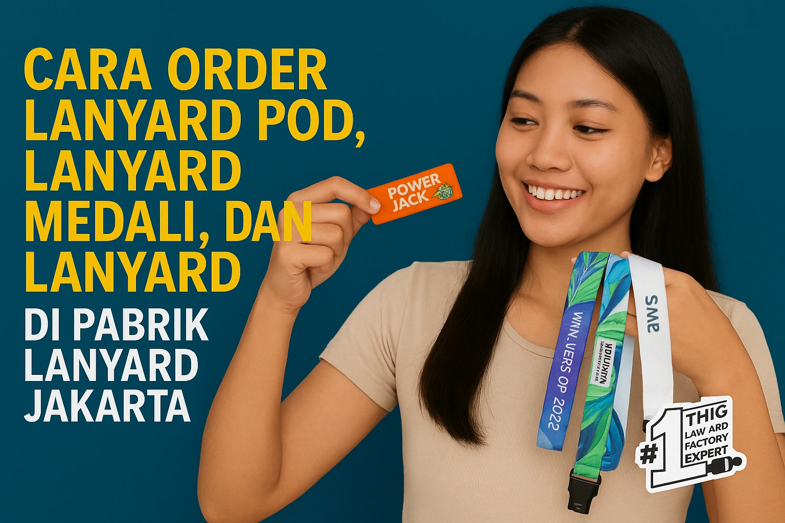 Cara Order Lanyard POD, Lanyard Medali, dan Lanyard USB Flashdisk di Pabrik Lanyard Jakarta