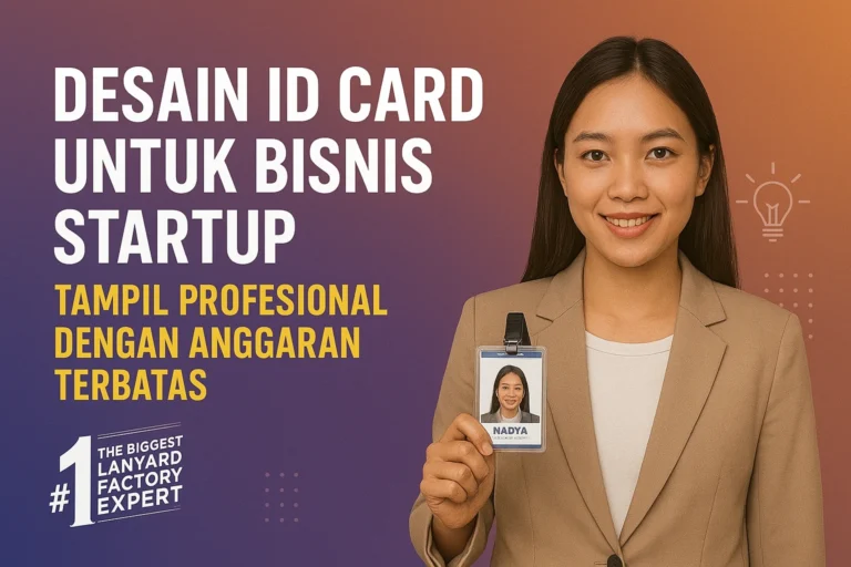 desain id card bisnis startup profesional dengan biaya hemat