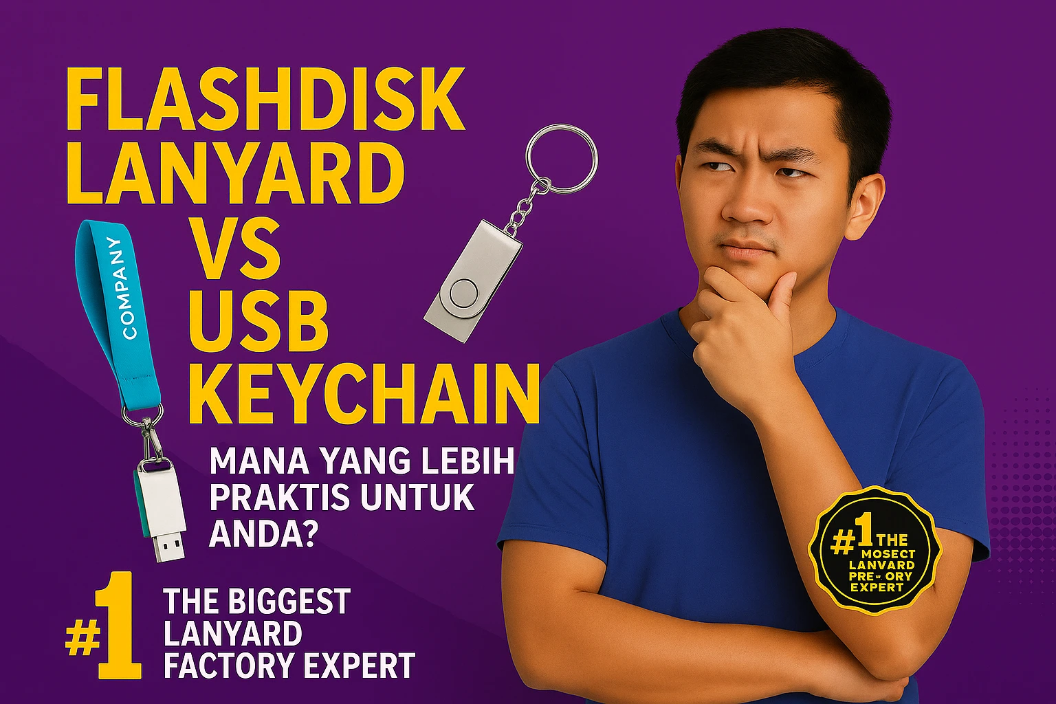 Flashdisk Lanyard vs USB Keychain: Mana yang Lebih Praktis untuk Anda?