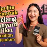 tips jitu mencetak gelang lanyard tiket