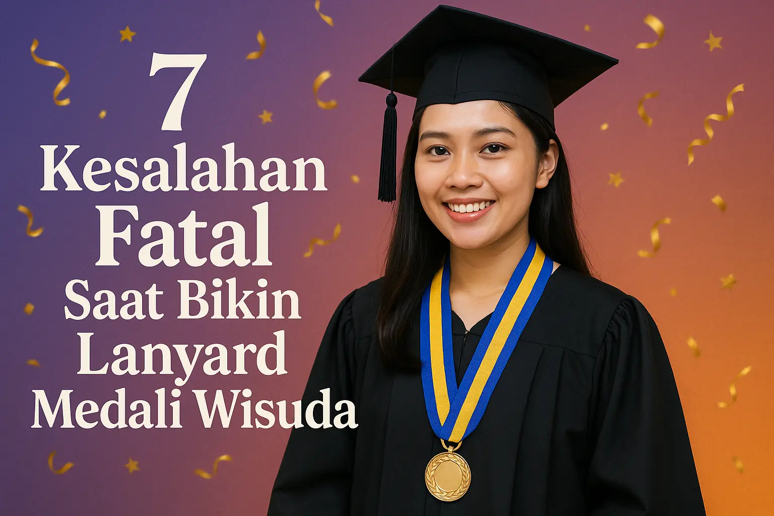 7 Kesalahan Fatal Saat Bikin Lanyard Medali Wisuda