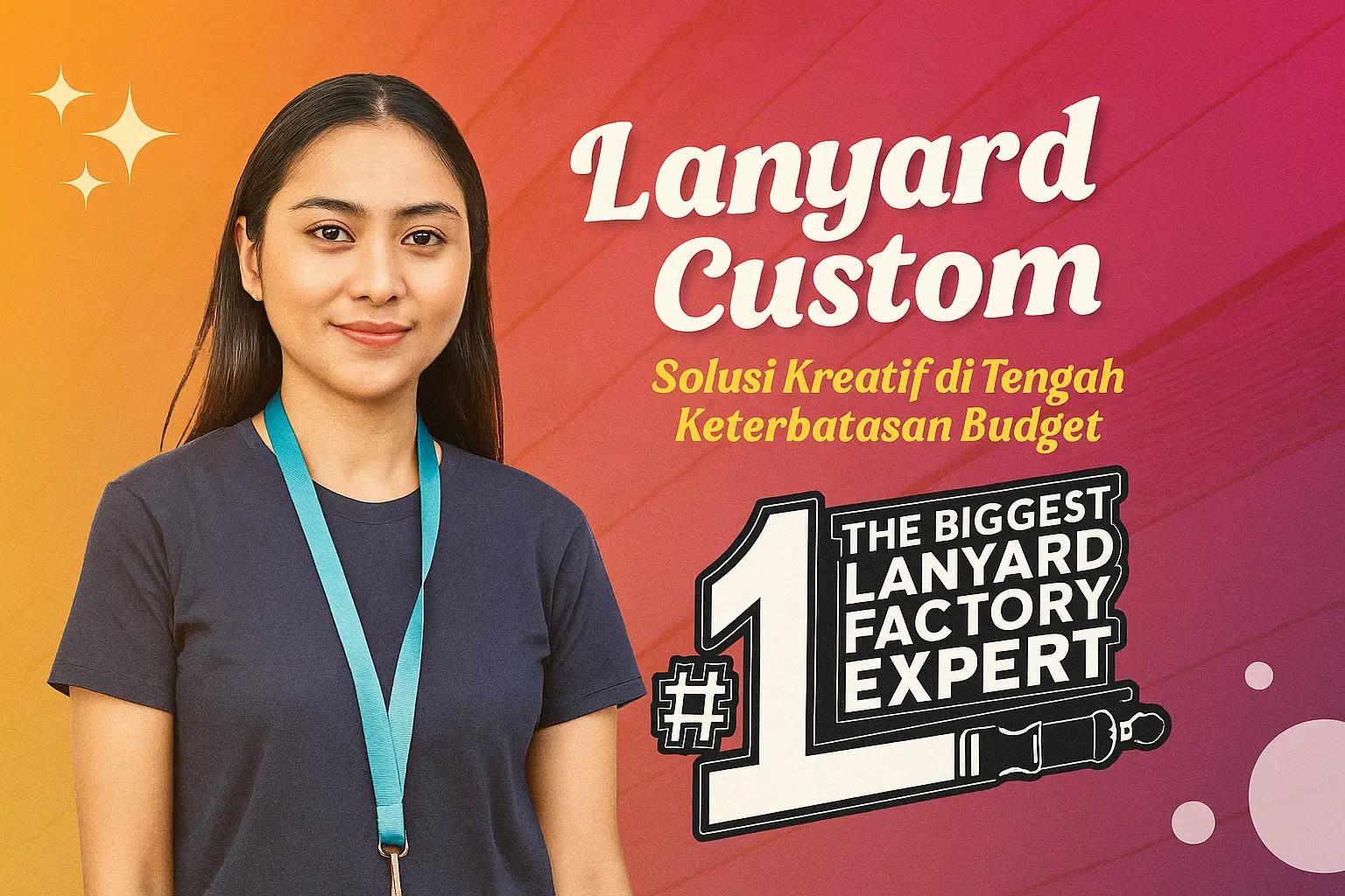 Lanyard Custom: Solusi Kreatif di Tengah Keterbatasan Budget