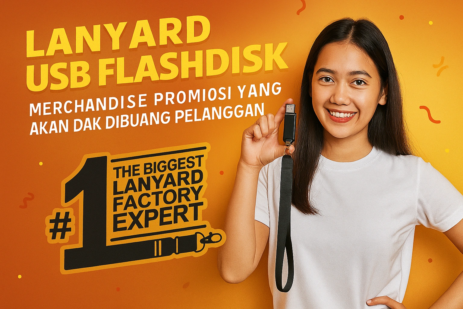 Lanyard Usb Flashdisk: Merchandise Promosi Yang Tidak Akan Dibuang Pelanggan