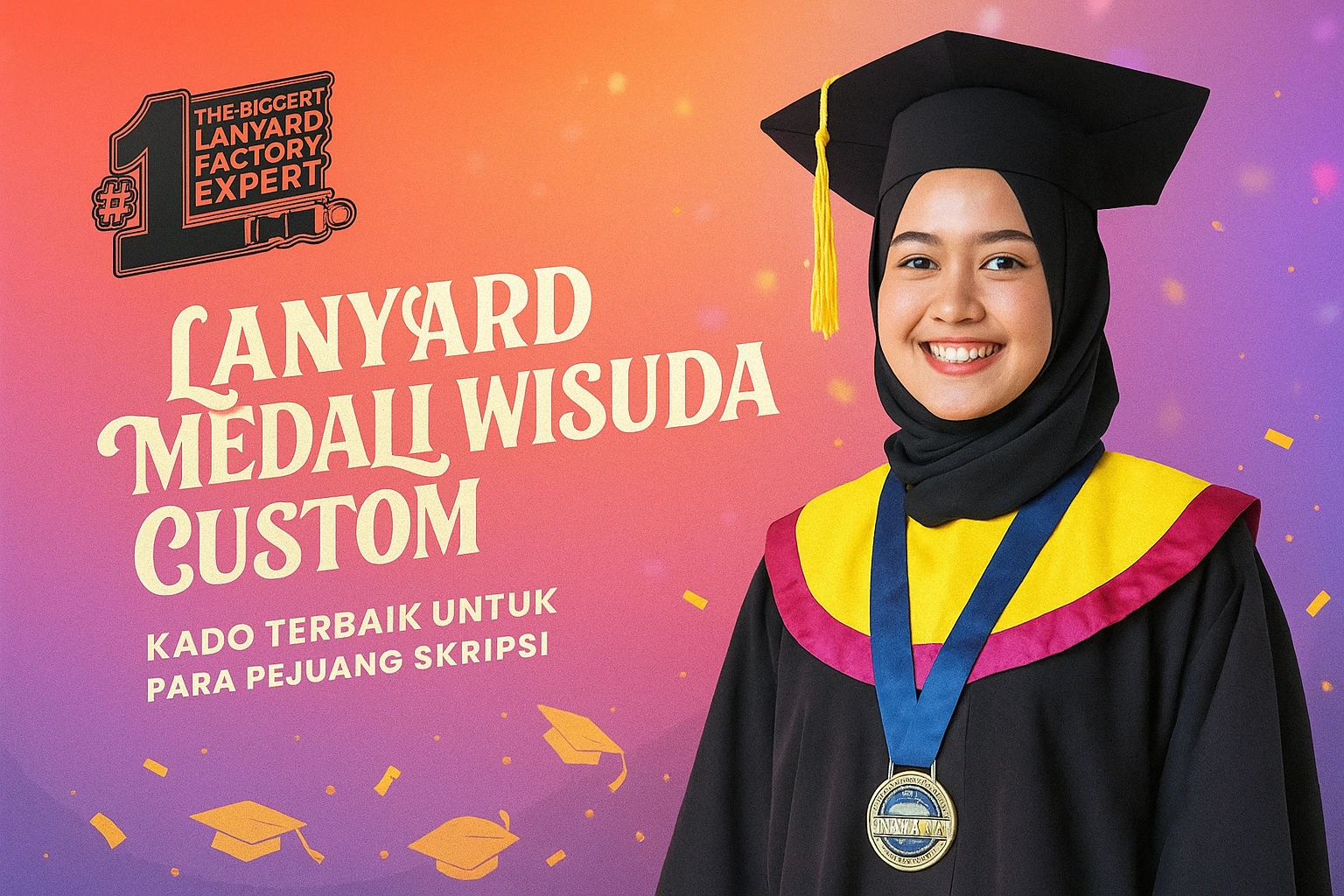 Lanyard Medali Wisuda Custom: Kado Terbaik Untuk Para Pejuang Skripsi