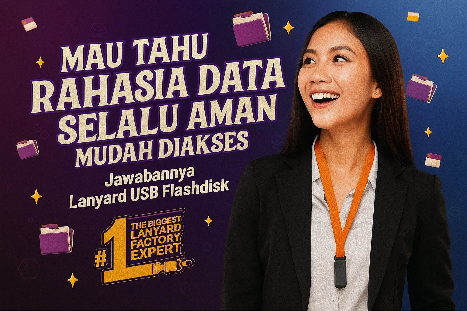 Mau Tahu Rahasia Data Selalu Aman Dan Mudah Diakses? Jawabannya Lanyard USB Flashdisk