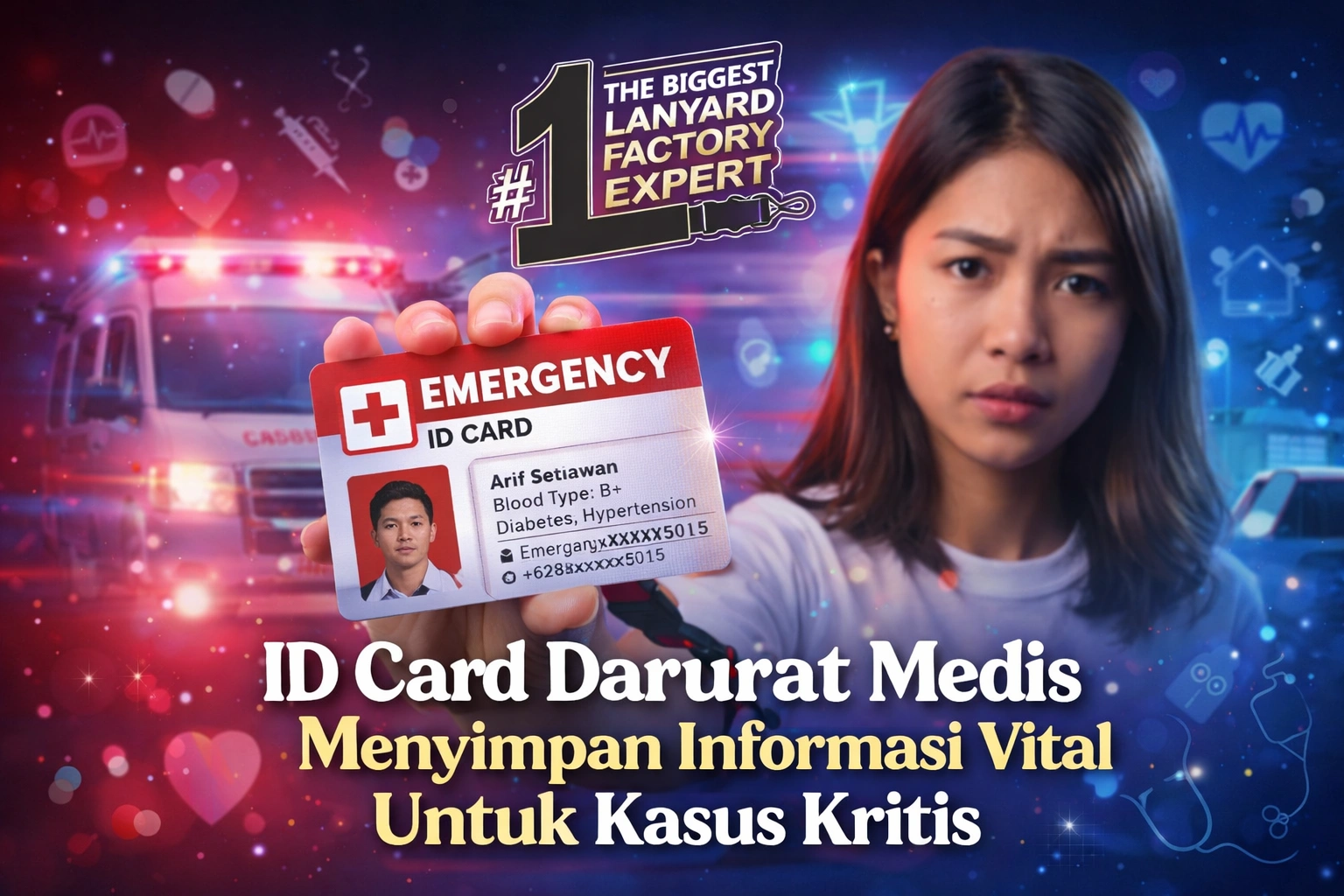 ID Card Darurat Medis Menyimpan Informasi Vital Untuk Kasus Kritis