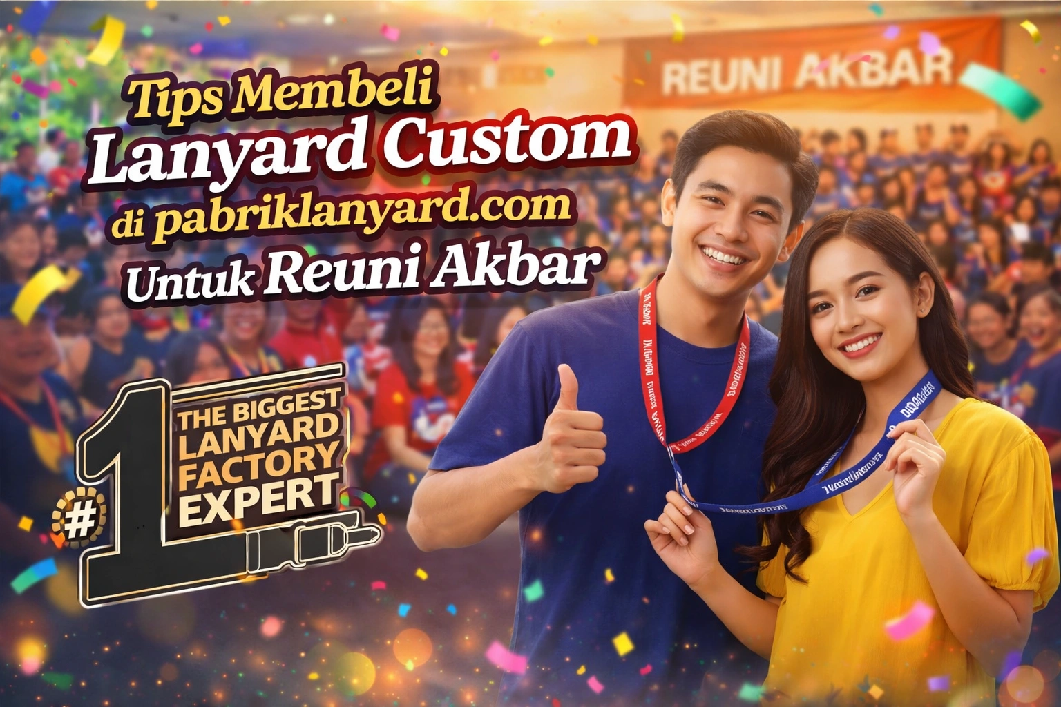Tips Membeli Lanyard Custom di pabriklanyard.com Untuk Reuni Akbar