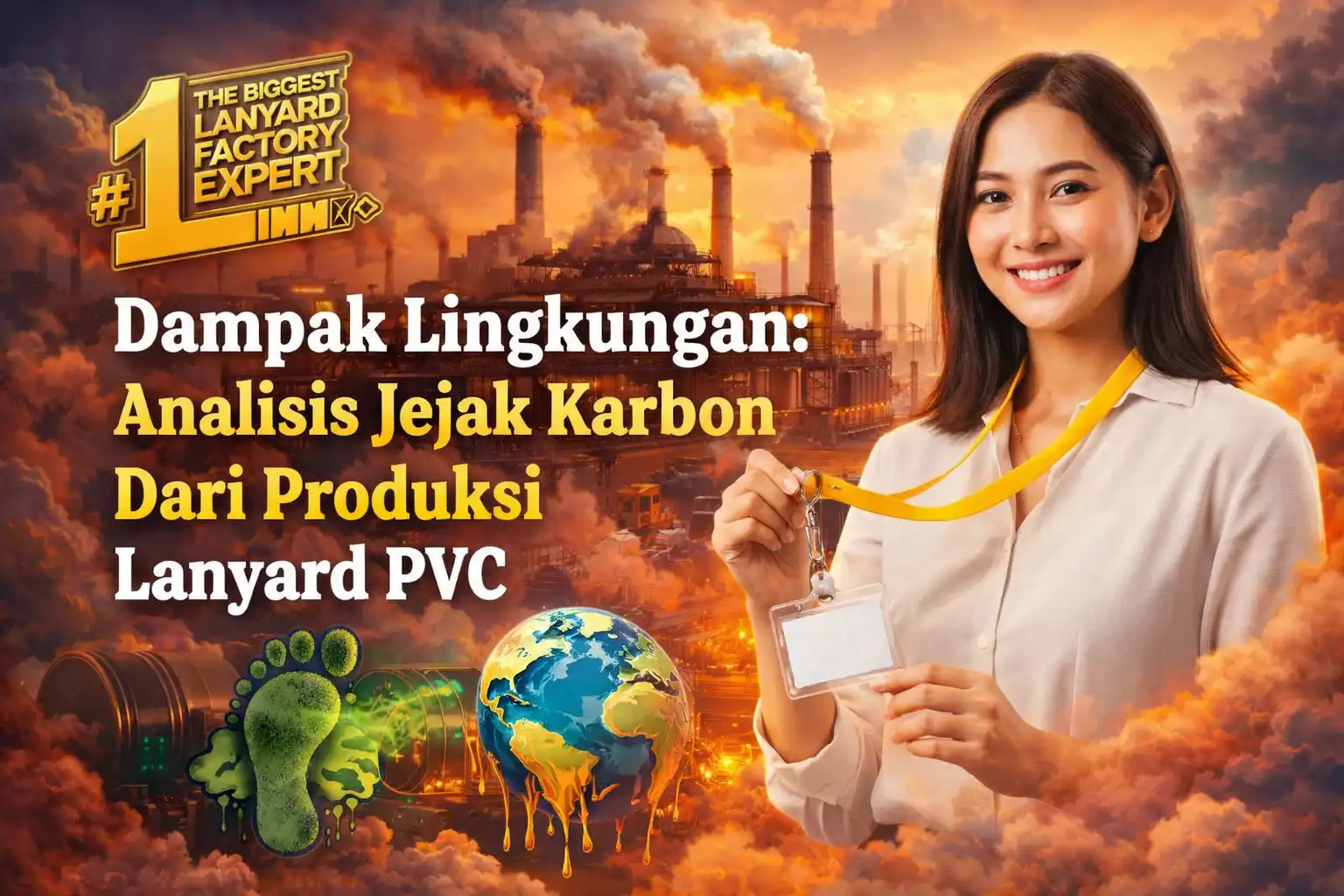 Dampak Lingkungan: Analisis Jejak Karbon Dari Produksi Lanyard PVC