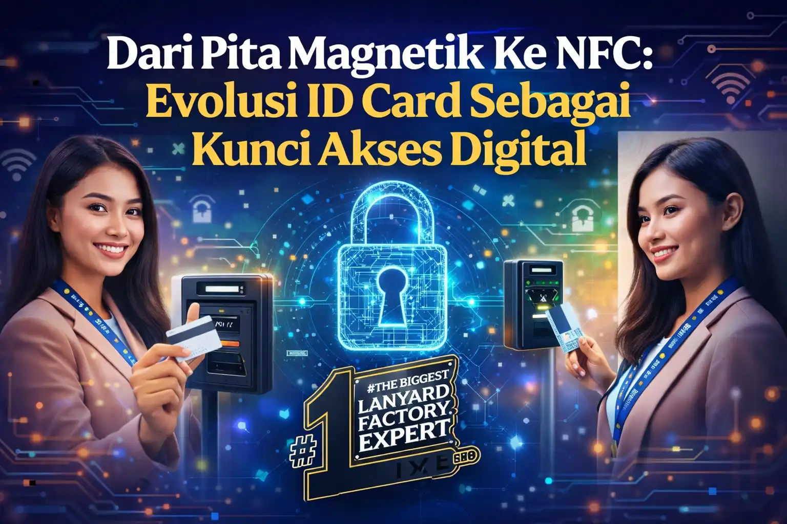 Dari Pita Magnetik Ke NFC : Evolusi ID Card Sebagai Kunci Akses Digital