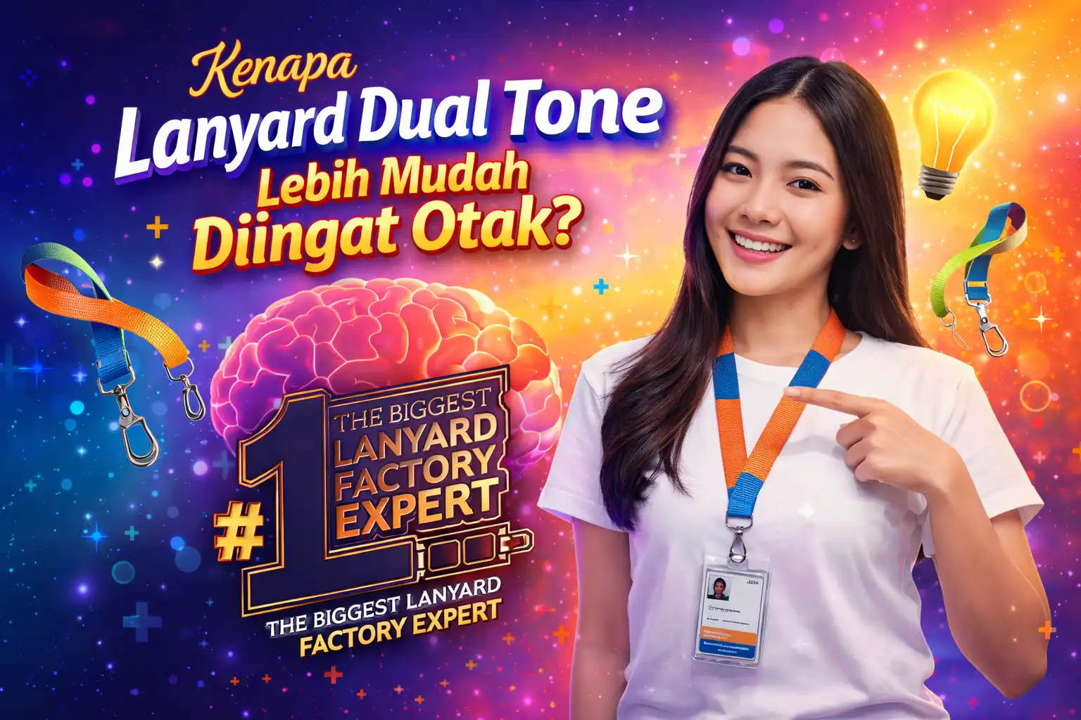 Kenapa Lanyard Dual Tone Lebih Mudah Diingat Otak?