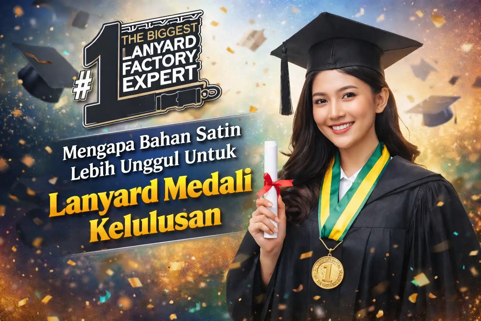 Mengapa Bahan Satin Lebih Unggul Untuk Lanyard Medali Kelulusan