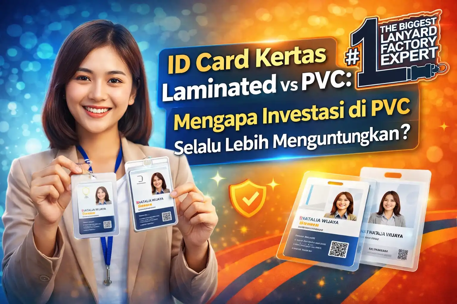 ID Card Kertas Laminated VS PVC: Mengapa Investasi di PVC Selalu Lebih Menguntungkan?