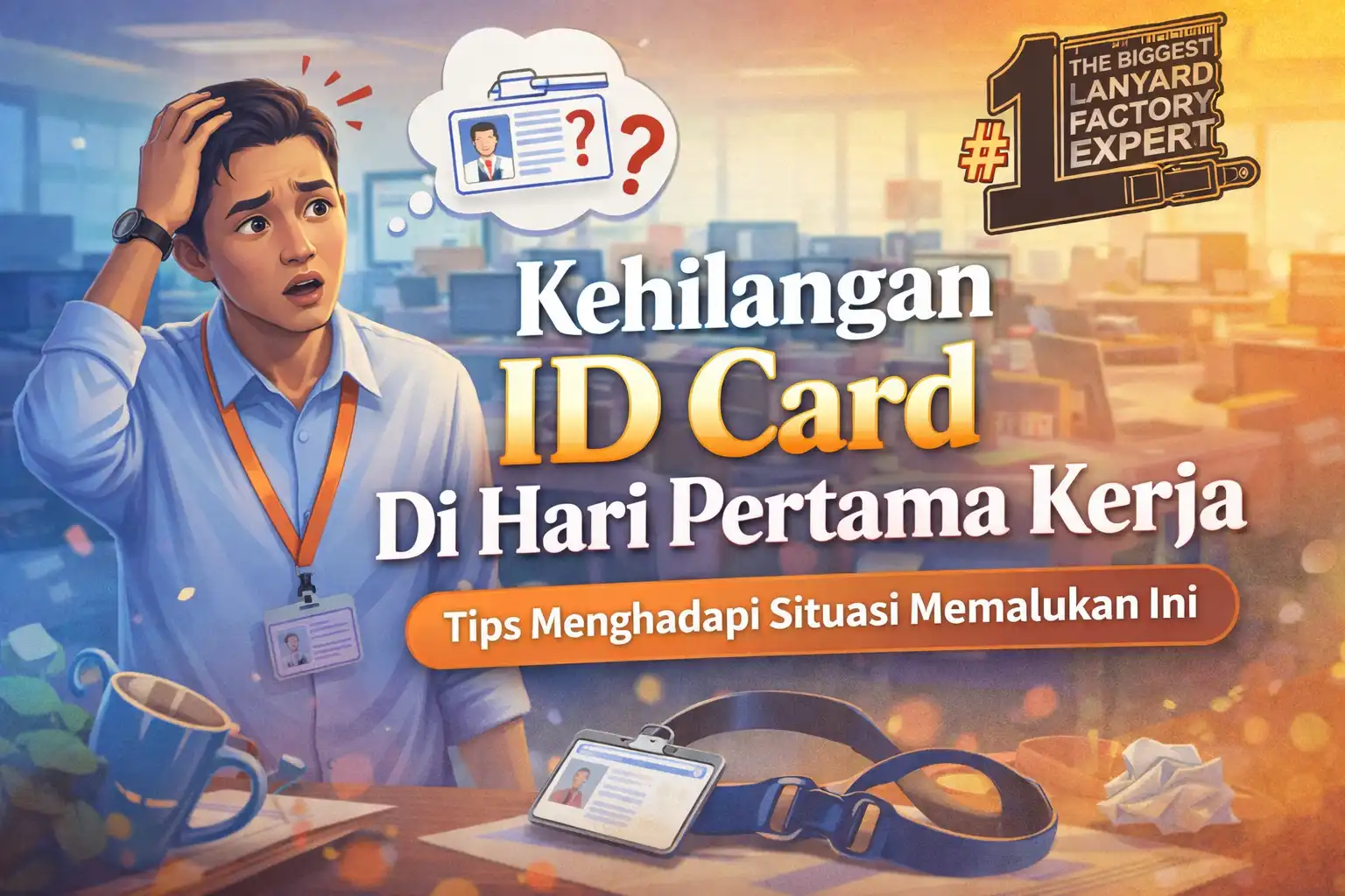 Kehilangan ID Card Di Hari Pertama Kerja : Tips Menghadapi Situasi Memalukan Ini