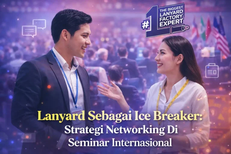Lanyard Sebagai Ice Breaker Strategi Networking Di Seminar Internasional