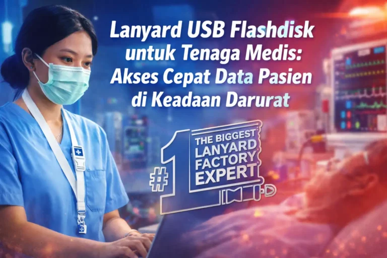 Lanyard USB Flashdisk untuk Tenaga Medis Akses Cepat Data Pasien di Keadaan Darurat