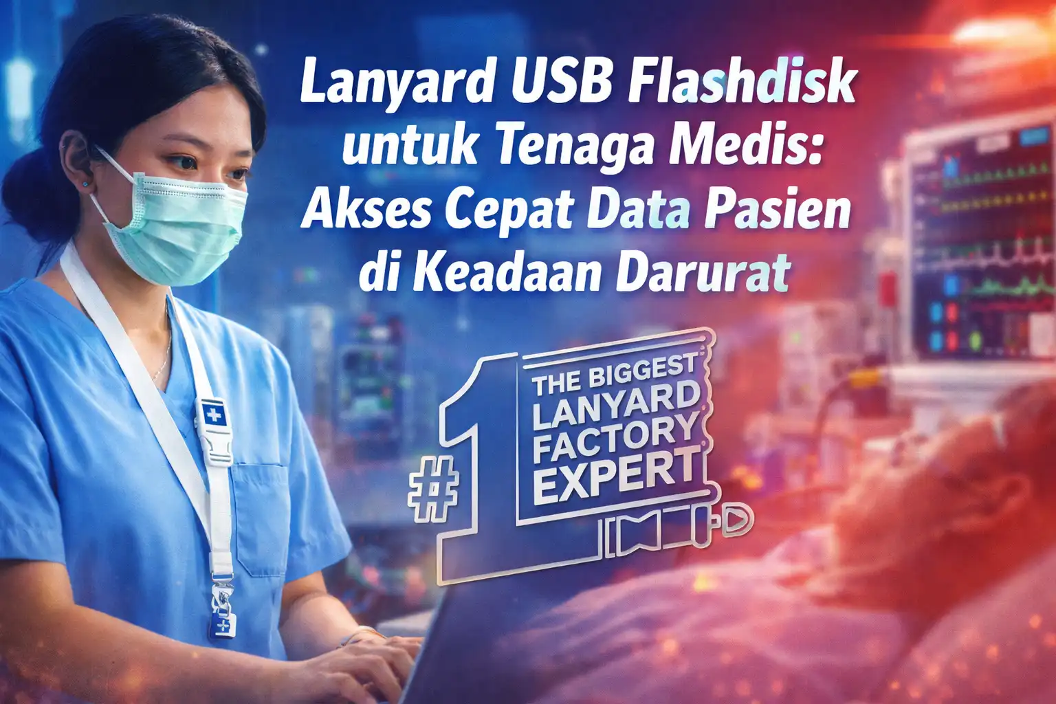 Lanyard USB Flashdisk untuk Tenaga Medis: Akses Cepat Data Pasien di Keadaan Darurat