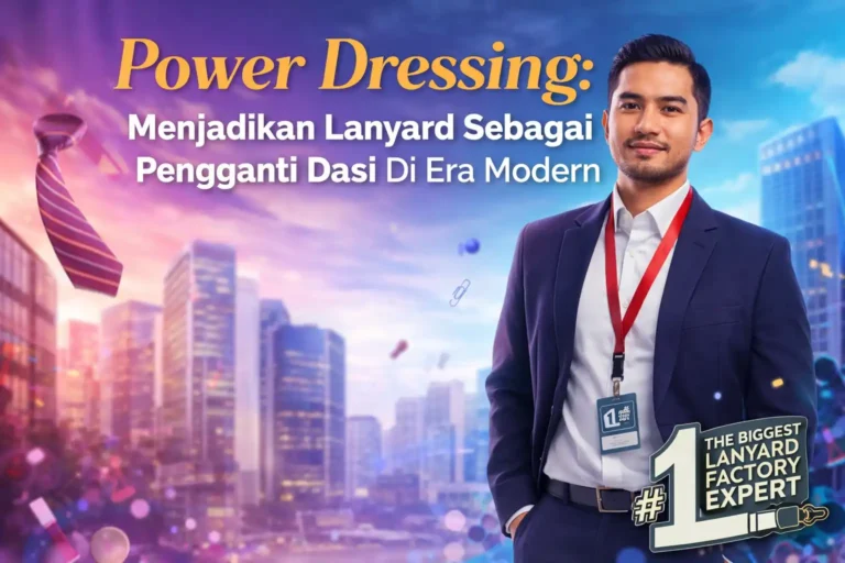 Power Dressing Menjadikan Lanyard Sebagai Pengganti Dasi Di Era Modern
