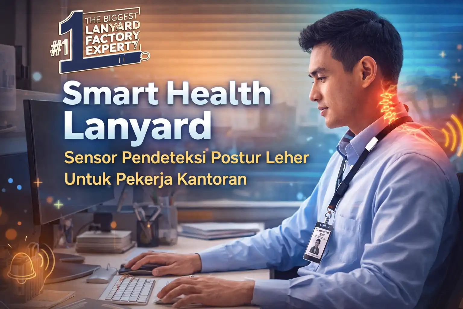 Smart Health Lanyard: Sensor Pendeteksi Postur Leher Untuk Pekerja Kantoran