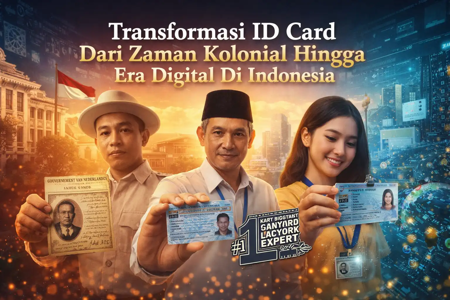 Transformasi ID Card Dari Zaman Kolonial Hingga Era Digital Di Indonesia