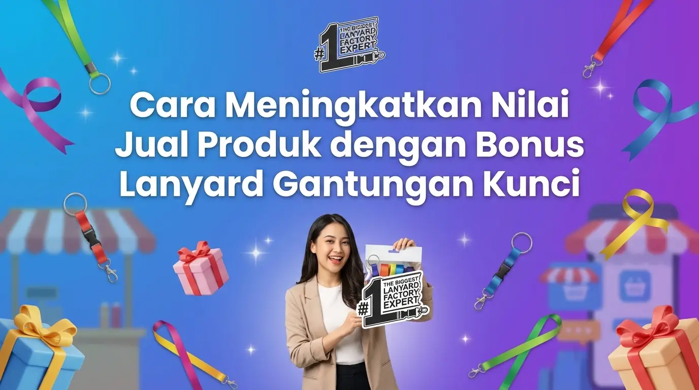 Cara Cerdas Menaikkan Nilai Jual Produk dengan Bonus Gantungan Kunci Lanyard Custom