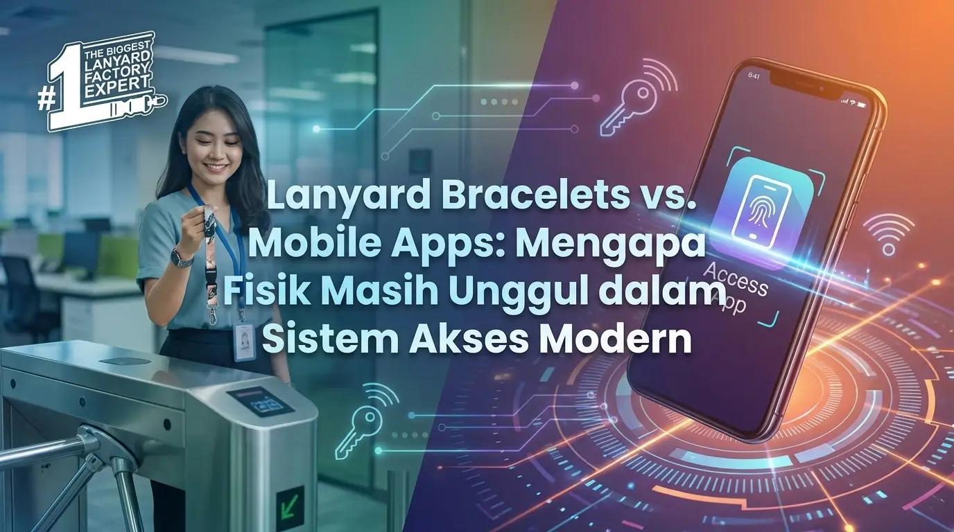 Lanyard Gelang VS Aplikasi Mobile: Mengapa Fisik Masih Menang dalam Sistem Akses Modern?