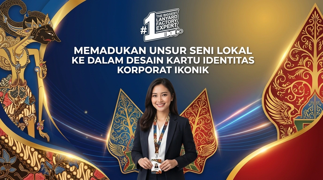 Menggabungkan Unsur Seni Lokal dalam Desain ID Card Korporat yang Ikonik