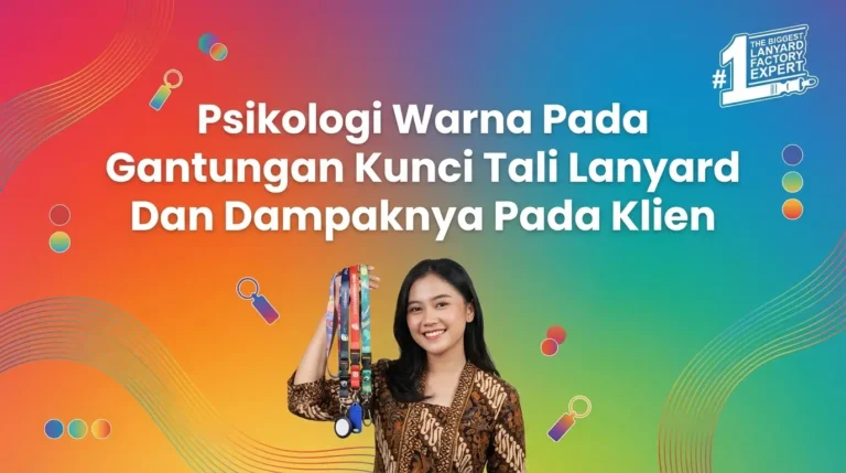 Psikologi Warna Pada Gantungan Kunci Lanyard dan Dampaknya Pada Klien