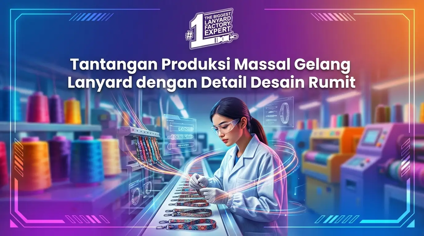 Mengatasi Tantangan Produksi Massal Lanyard Gelang dengan Detail Desain yang Rumit