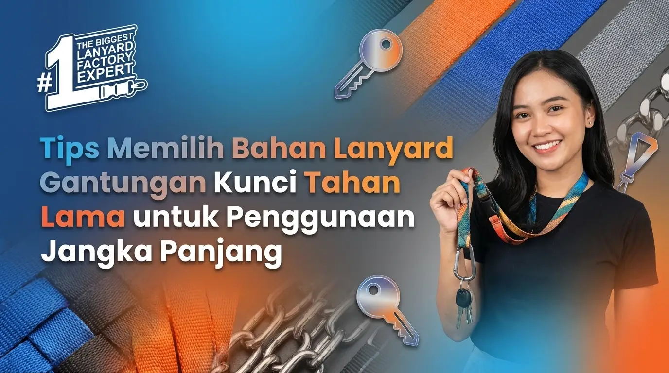 Tips Cerdas Memilih Bahan Lanyard Gantungan Kunci yang Awet untuk Penggunaan Jangka Panjang