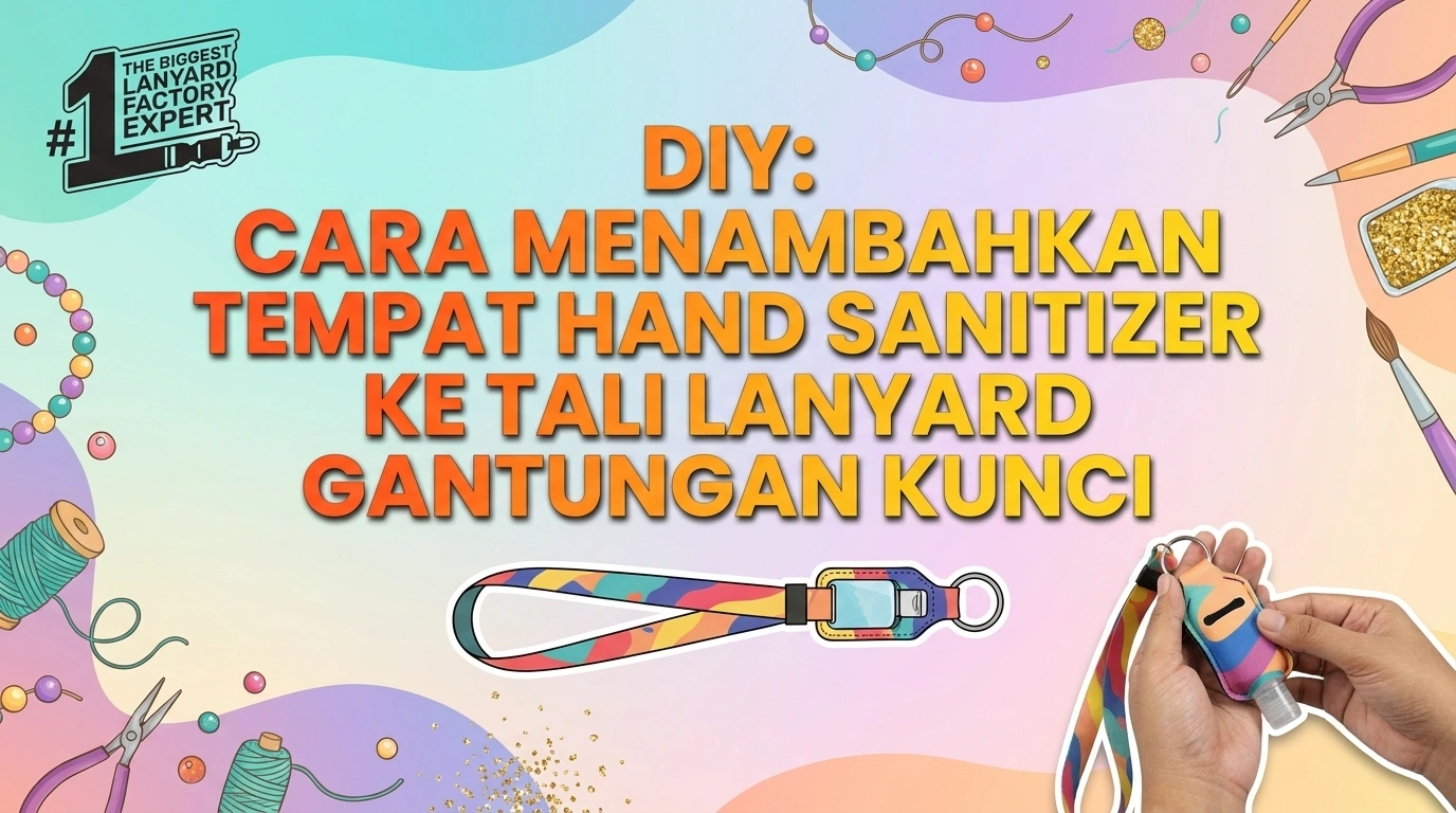 DIY: Cara Menambahkan Holder Hand Sanitizer pada Lanyard Gantungan Kunci Anda