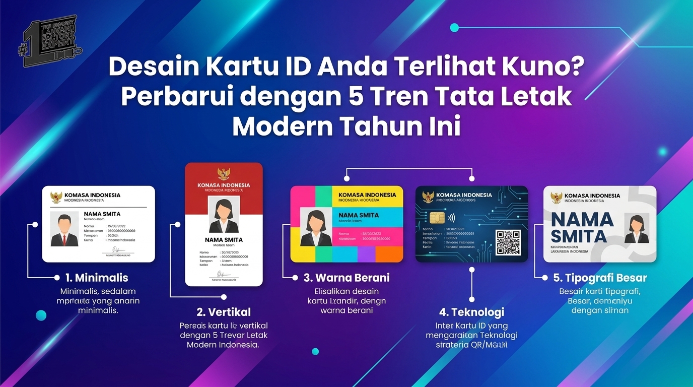Desain ID Card Terlihat Kuno? Update dengan 5 Tren Layout Modern Tahun Ini