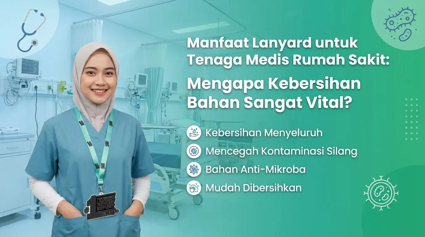 Manfaat Tali Lanyard Bagi Tenaga Medis Rumah Sakit: Mengapa Kebersihan Material Sangat Vital?
