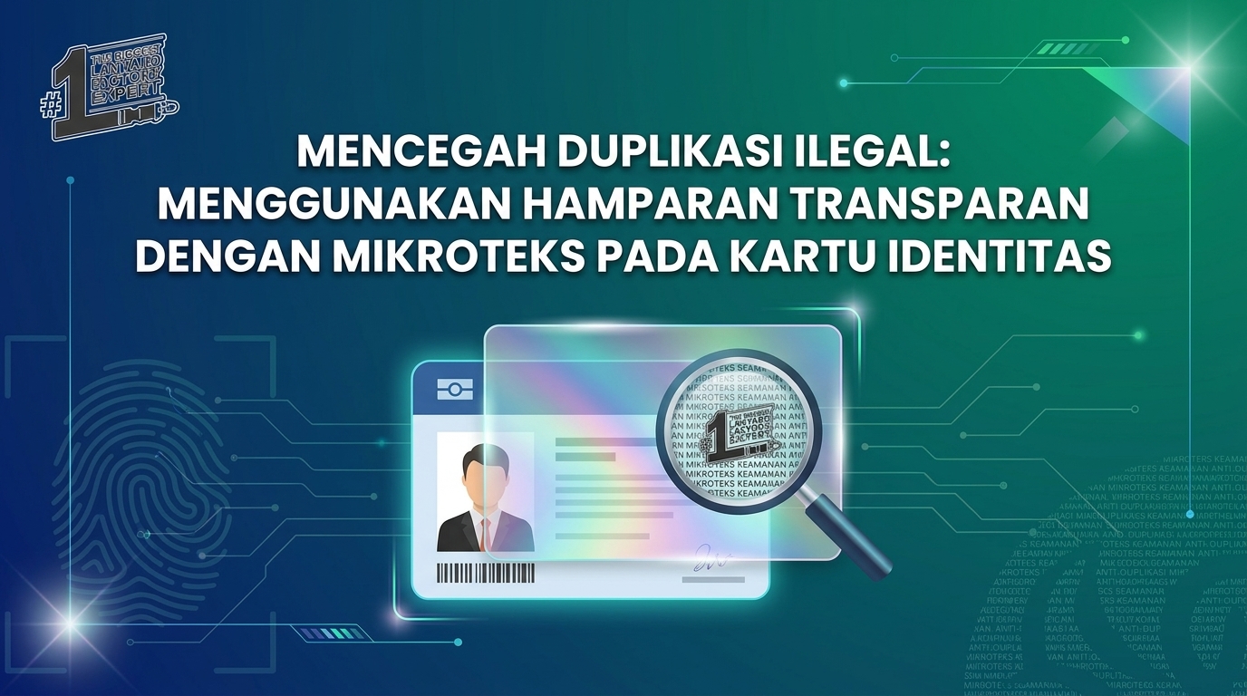 Mencegah Duplikasi Ilegal: Penggunaan Overlay Transparan dengan Microtext pada ID Card