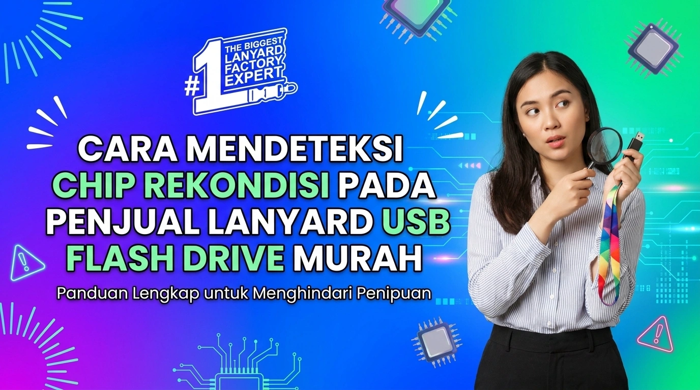 Cara Mendeteksi Chip Reconditioned pada Vendor Lanyard USB Flashdisk Murah